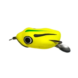 Proggy Warrior Handmade Yellow Bug Frog Fishing Lure