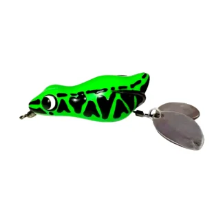 Proggy Warrior Handmade Defender Green Fishing Frog Lure