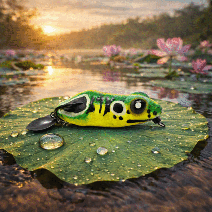 Proggy Warrior Natural Bass Frog Lure Green