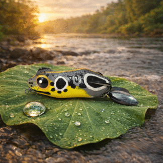 Proggy Warrior Natural Bass Frog Lure Grey Color