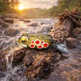 Proggy Warrior River Jewel Gold Color Frog Lure